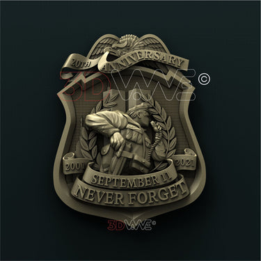 NEVER FORGET 9/11 3D STL 3DWave
